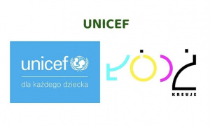 logo UNICEF i Łódź